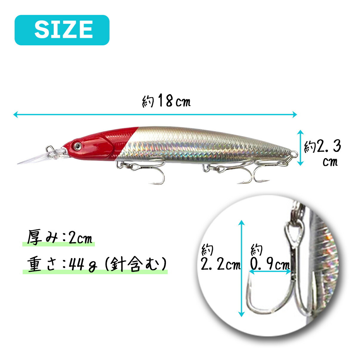 楽天市場】【2/19-22限定 ポイント最大10倍(要エントリー)】ミノー