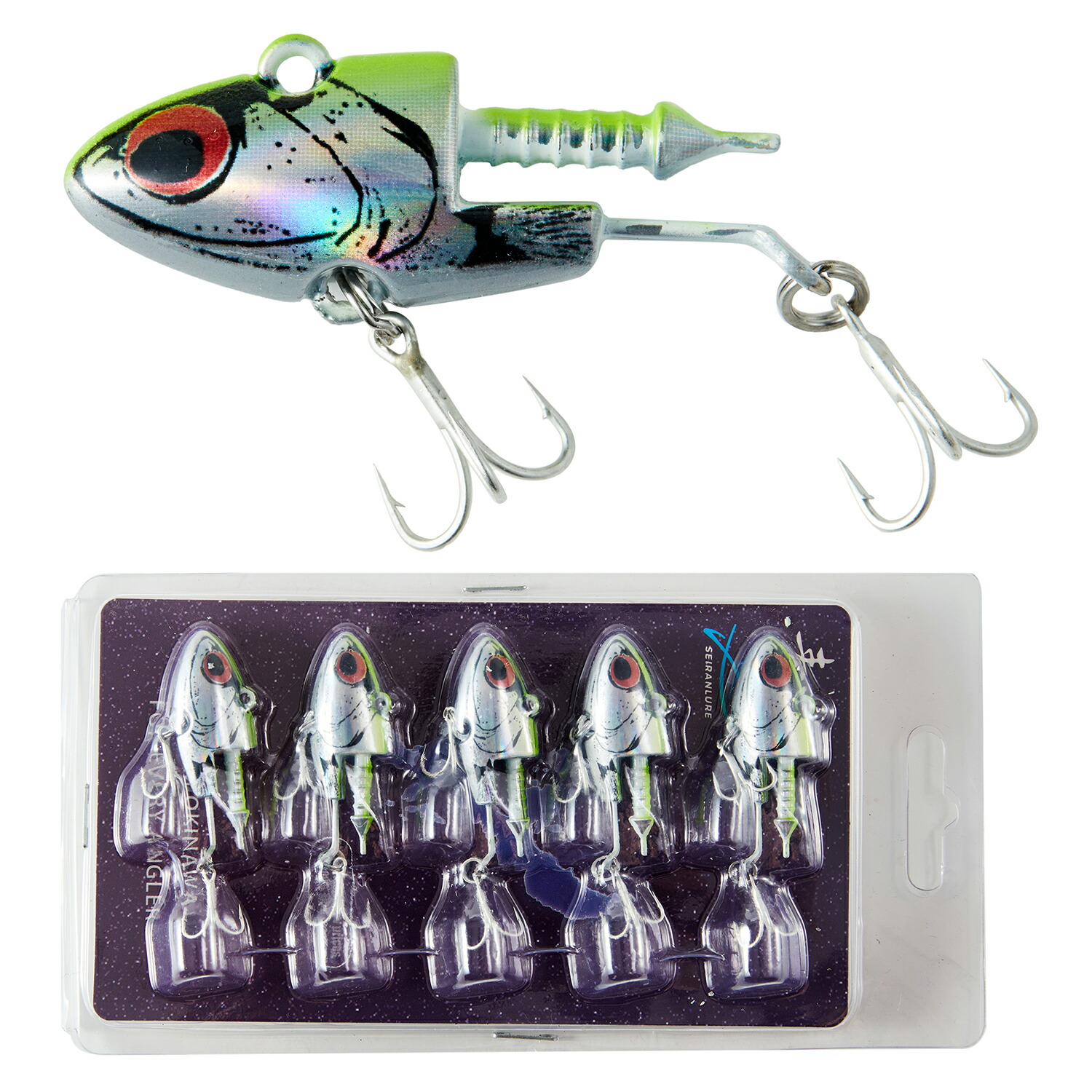 楽天市場】【全国送料無料】青嵐ルアー ジグヘッド 5個セット 16g 22g