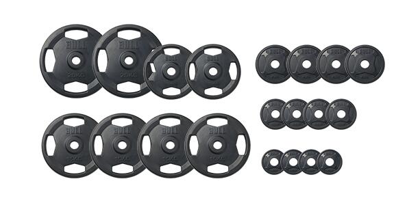 楽天市場】BULL ブル ラバープレート（175kgセット /カラー,シャフト