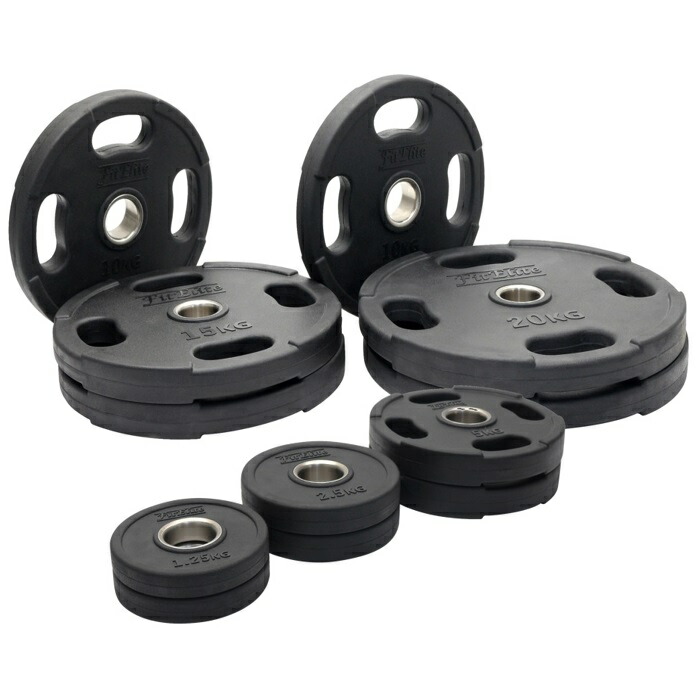 楽天市場】オリンピックバーベル 220cm シャフト プレートセット