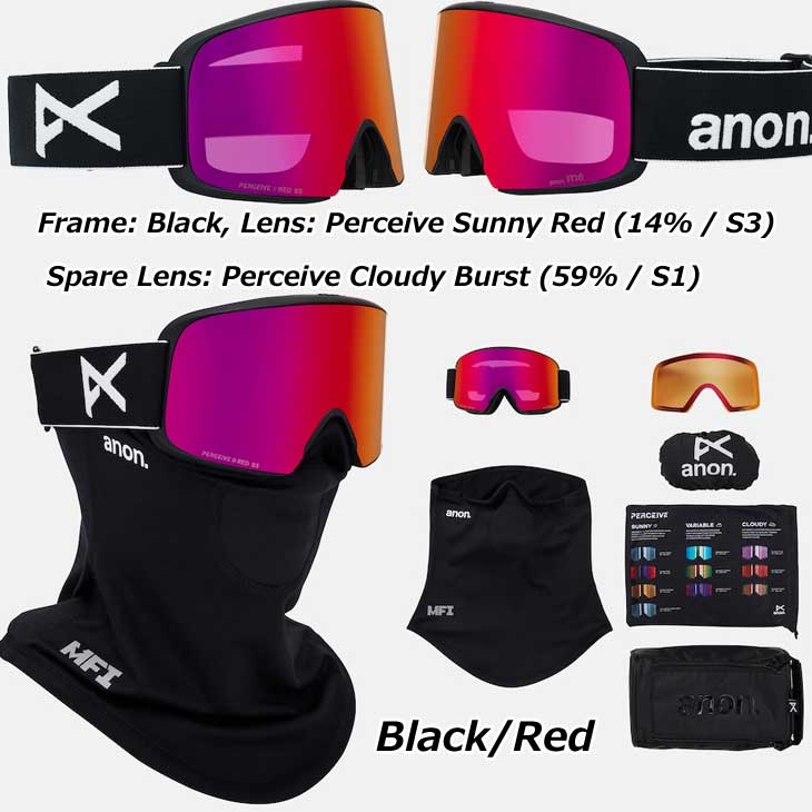 楽天市場】25-26 ANON アノン スキー&スノーボードゴーグル M6 Goggles