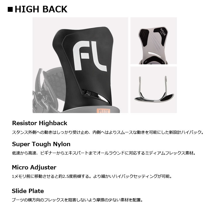 楽天市場】24-25 FLUX フラックス DS ディーエス ビンディング