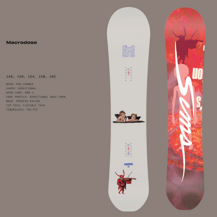 楽天市場】24-25 SIMS シムス スノーボード 板 Macrodose マクロドース