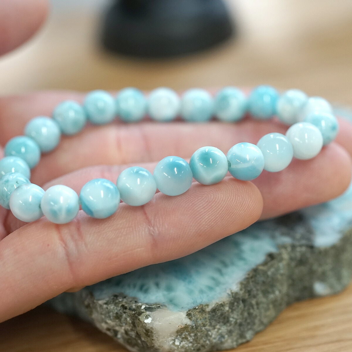 楽天市場】ラリマー ペンダントトップ （18金ホワイトゴールド） No.8