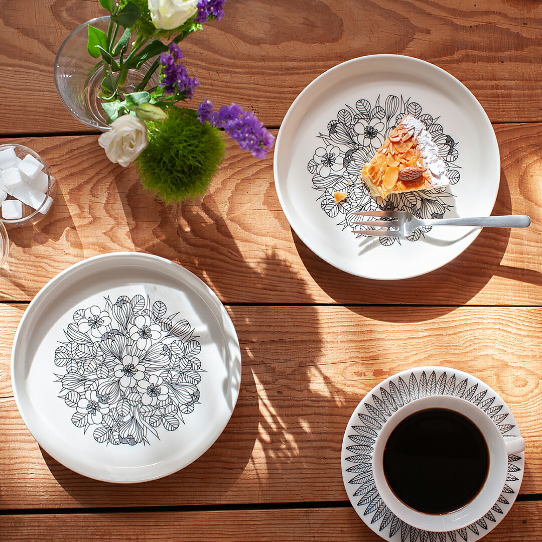 楽天市場】クロッカス／Krokus プレート 19cm ブラック（アラビア