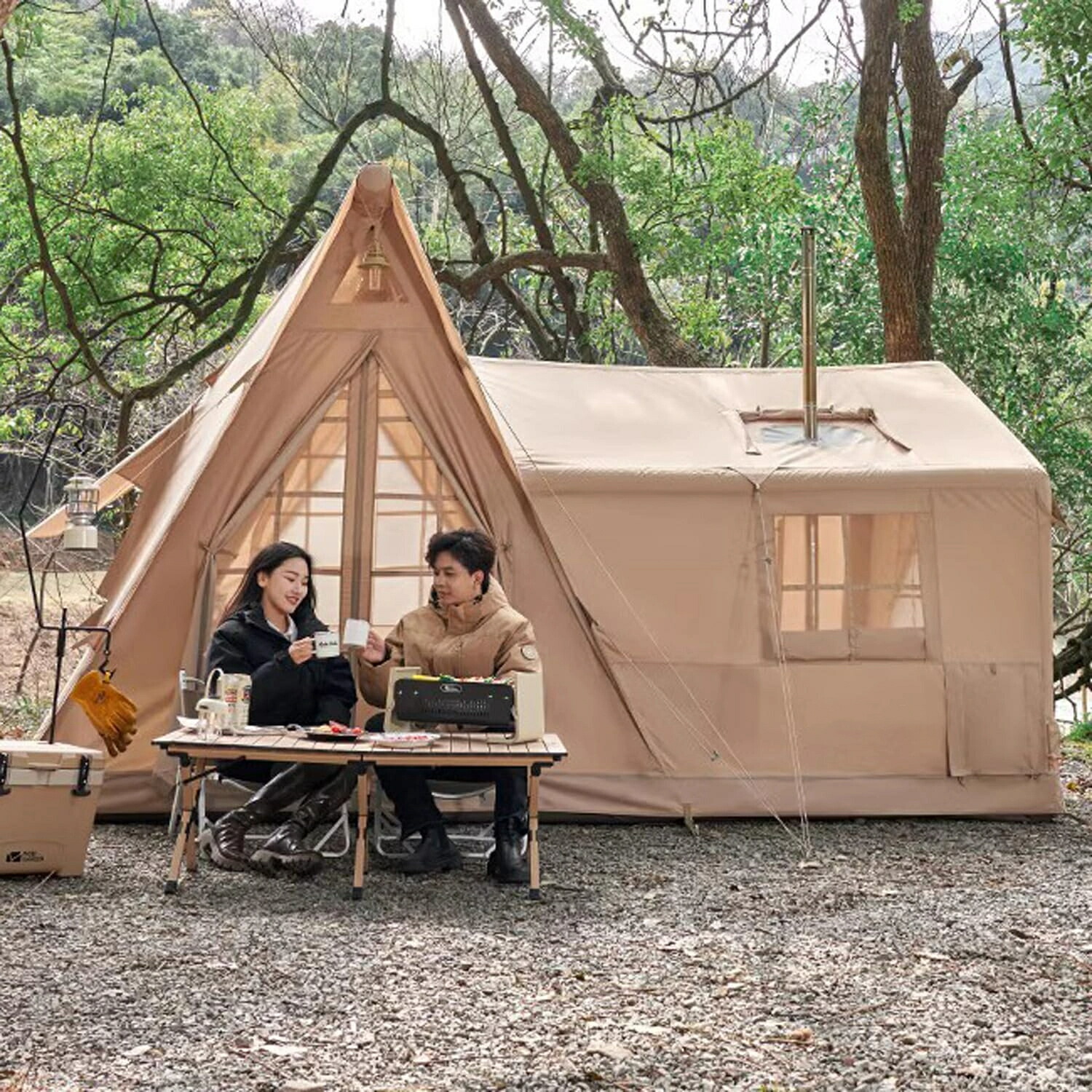 楽天市場】『ポイント10倍!2月限定!』エアーテント 大型 8〜10人用