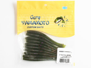 楽天市場】ゲーリーヤマモト 4”カットテールワーム 329 ウォーター