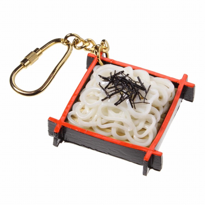 楽天市場】【メール便不可】食品サンプル屋さんのキーホルダー（ざる