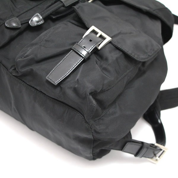 H4477-5◾️プラダ 三角ロゴ ナイロンリュック ブラック PRADA