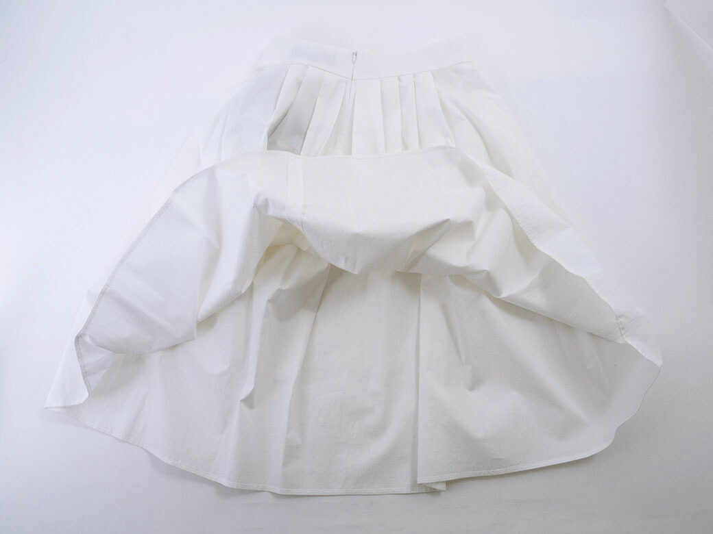 楽天市場】ポールカ フレアスカート 36(S位) 綿 ホワイト レディース