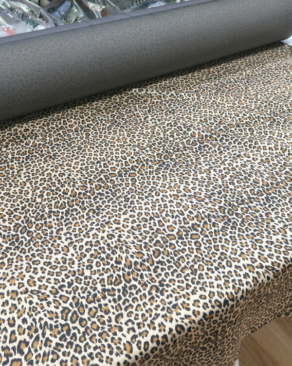 楽天市場】カーテン 生地 ヒョウ柄 遮光性【1m単位でのカット売り