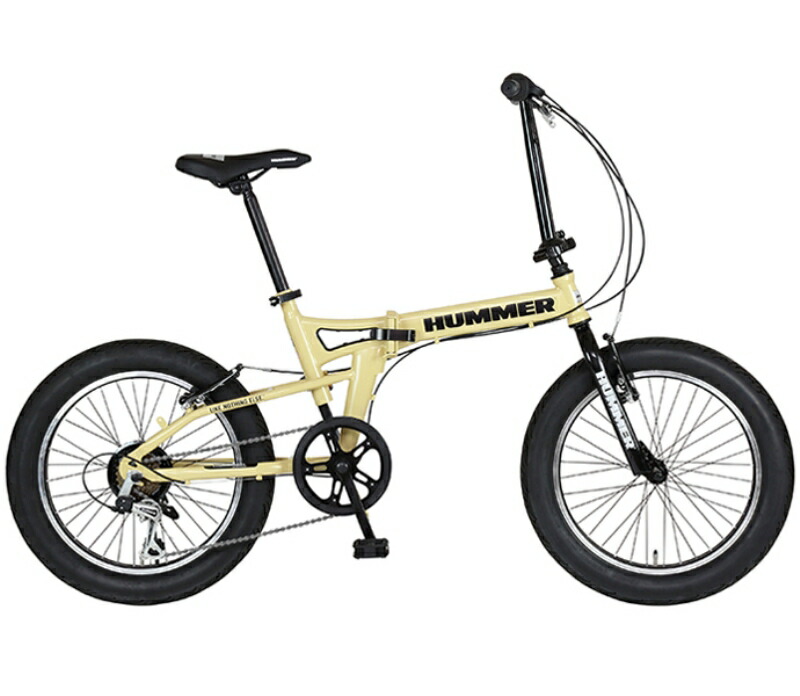 楽天市場】折りたたみ自転車 HUMMER FDB206FAT-BIKE ハマー FDB 206