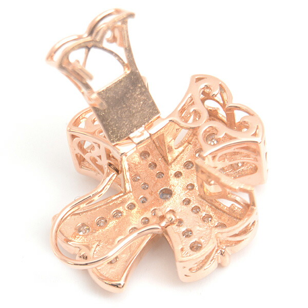 26/美品 ノンブル ゆきざき ユキザキ K18WG ダイヤ ペンダントトップ