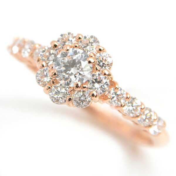 楽天市場】ポンテヴェキオ 指輪 レディース フラワー ダイヤ リング 8