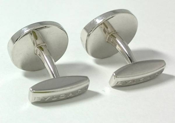 楽天市場】ブルガリ カフス SV925 シルバー カフスボタン