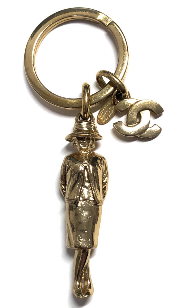 楽天市場】シャネル キーホルダー キーリング ゴールド ココシャネル