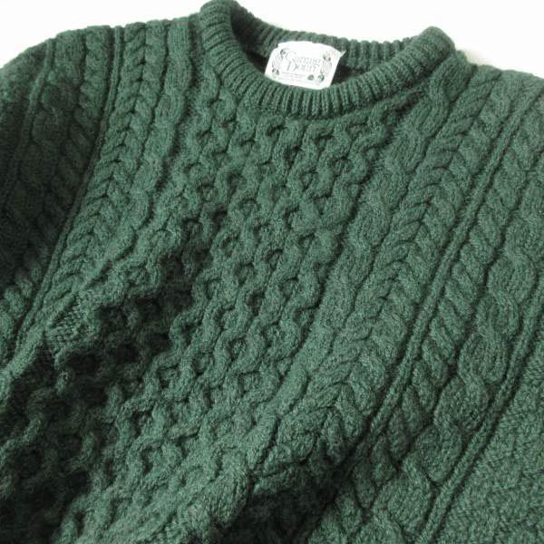 楽天市場】アイルランド製 Carraig Donn フィッシャーマンセーター M