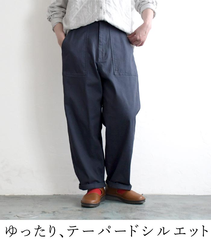 楽天市場】カーゴパンツ ワイド レディース 微起毛 コットンストレッチ