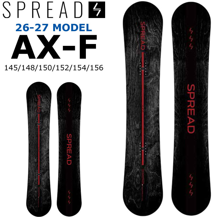 楽天市場】[予約商品] 26-27 スプレッド スノーボード SPREAD AX-F