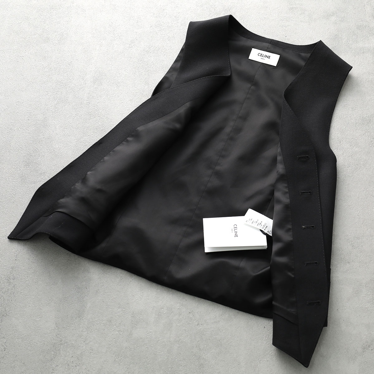 楽天市場】CELINE セリーヌ ベスト RI00L363S.38NO メンズ ウール混紡