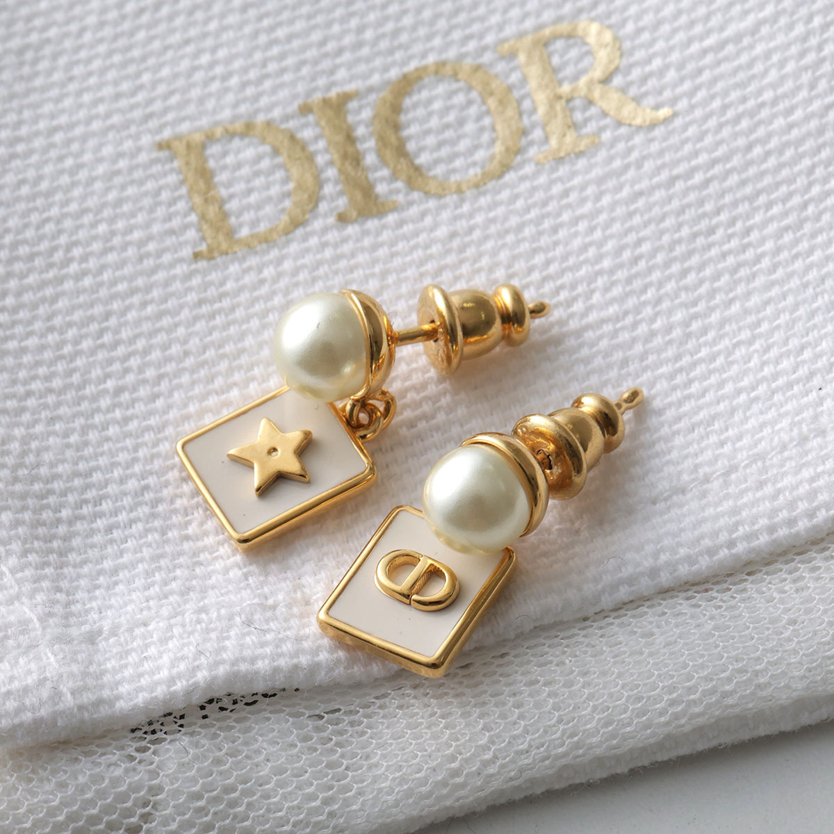 楽天市場】Dior ディオール ピアス Lucky Cards ラッキー カード
