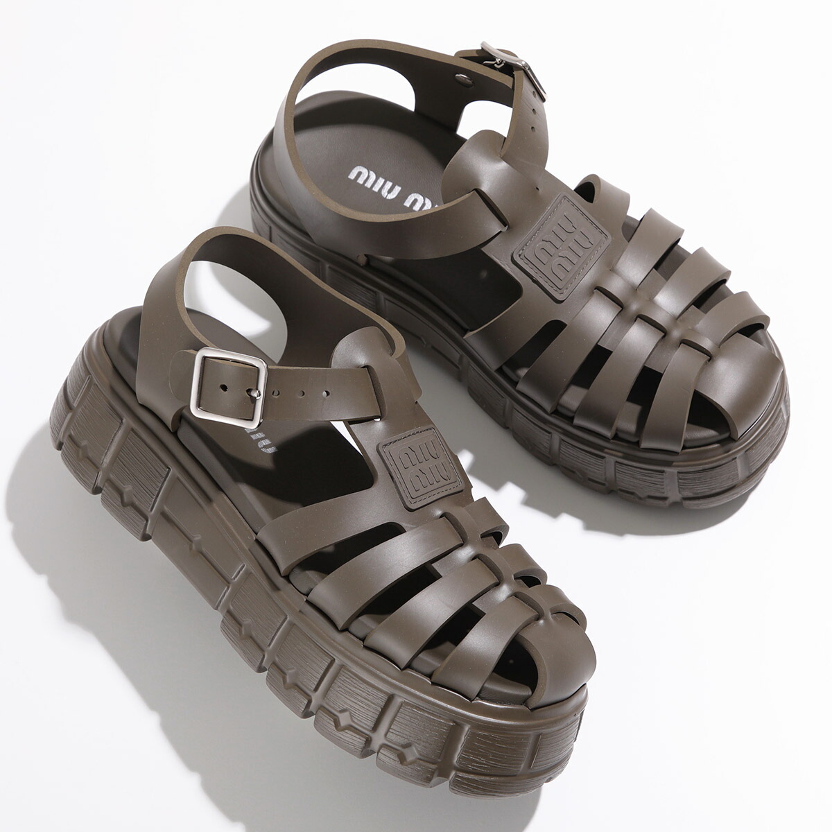 楽天市場】MIUMIU ミュウミュウ サンダル 5X140E 3LKK レディース