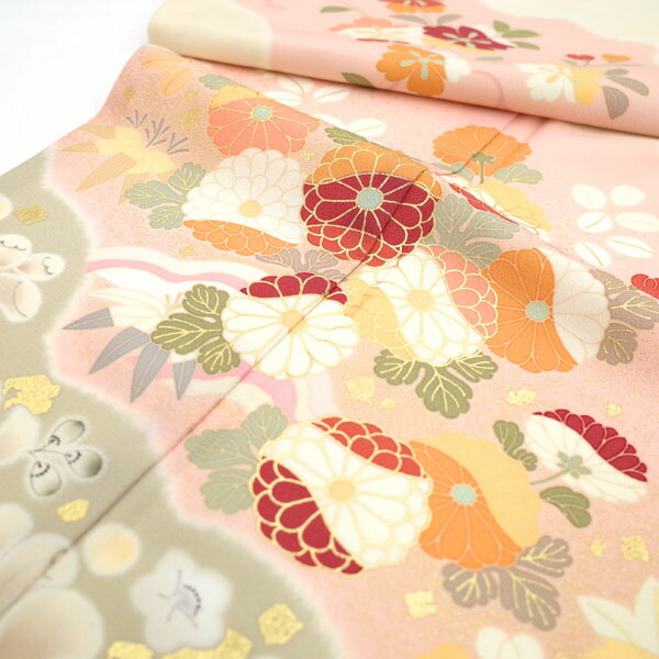 楽天市場】【新古品】 訪問着 着物 袷 JAPAN STYLE クリームベージュ