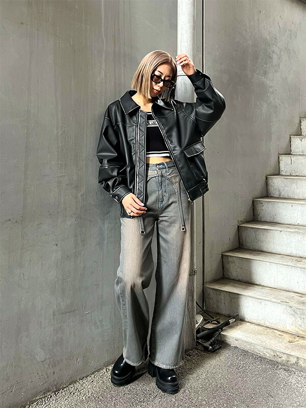 楽天市場】EMODA エモダ ヴィンテージ ライク オーバー ブルゾン