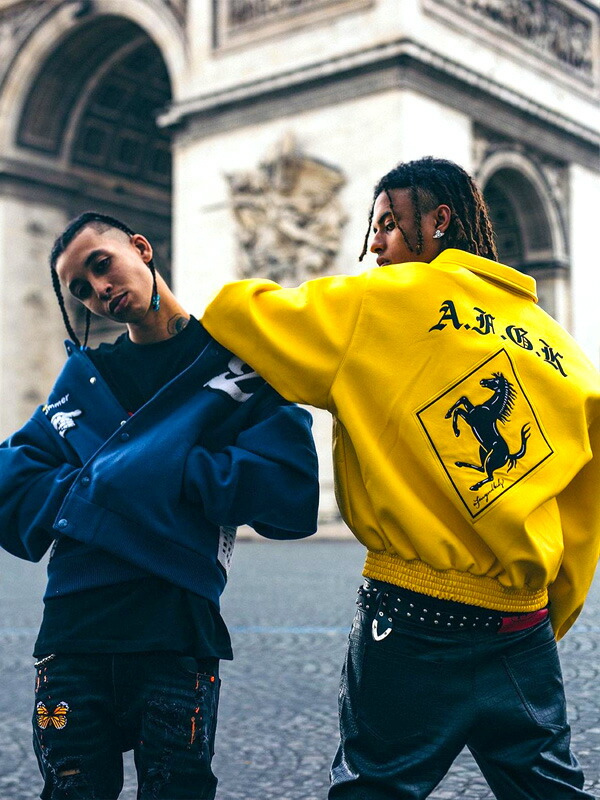 AFGK a few good kids スタジャン ジャケット 虎 黄 S