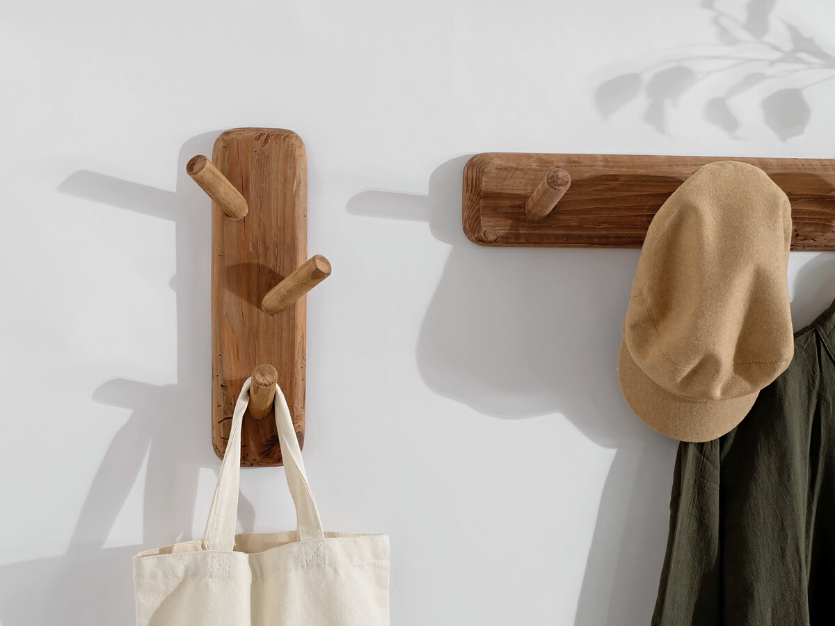 楽天市場】【古材家具】リサイクルパイン コートハンガー 木製