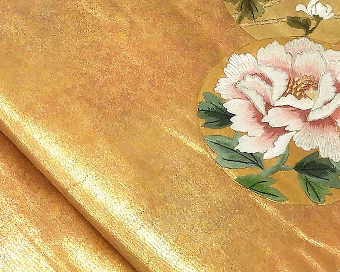 楽天市場】【ポイント10倍】名古屋帯 正絹 牡丹菊模様 名古屋帯 美品