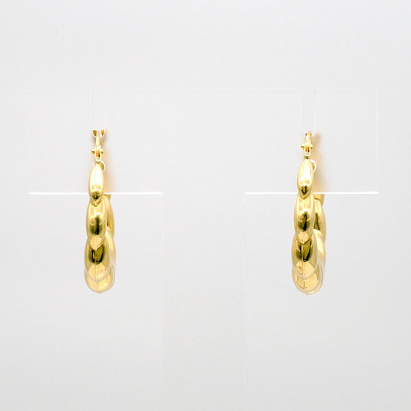 楽天市場】ウノアエレ【UNOAERRE】K18イエローゴールド フープピアス