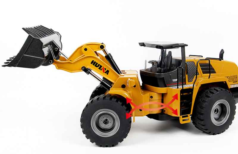 楽天市場】HuiNa Toys 1583 10CH 1/14 RC ホイールローダー （RTR