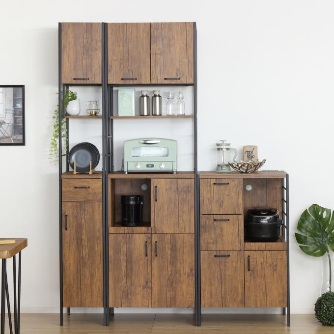 楽天市場】＼本日ポイント5倍／食器棚 レンジラック レンジ台