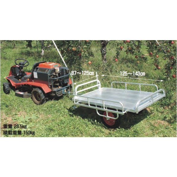 楽天市場】ハラックス｜HARAX 農業 運搬車 台車 ＜牽引ヒッチ付属