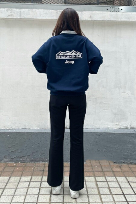 楽天市場】送料無料☆韓国ブランド☆JEEP☆HALF ZIP-UP M-LOGO SWEAT