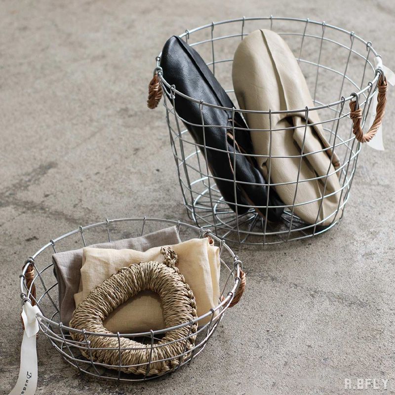 楽天市場】【最大6,000円クーポン配布中】ラウンドバスケット ワイヤー