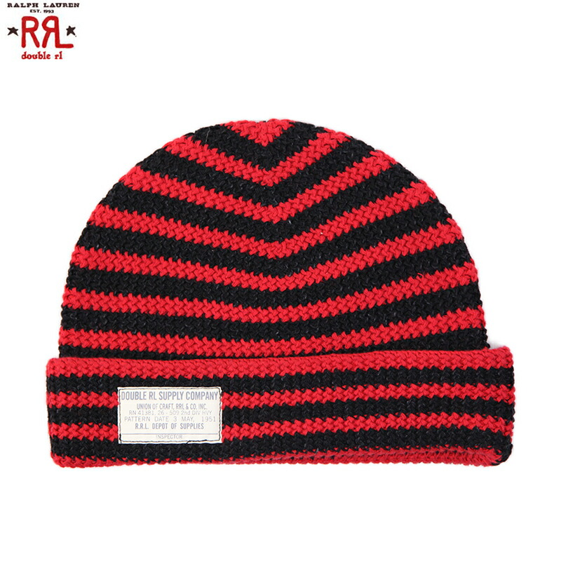 楽天市場】RRL (double RL) NAVAL Knit Cap ダブルアールエル コットン
