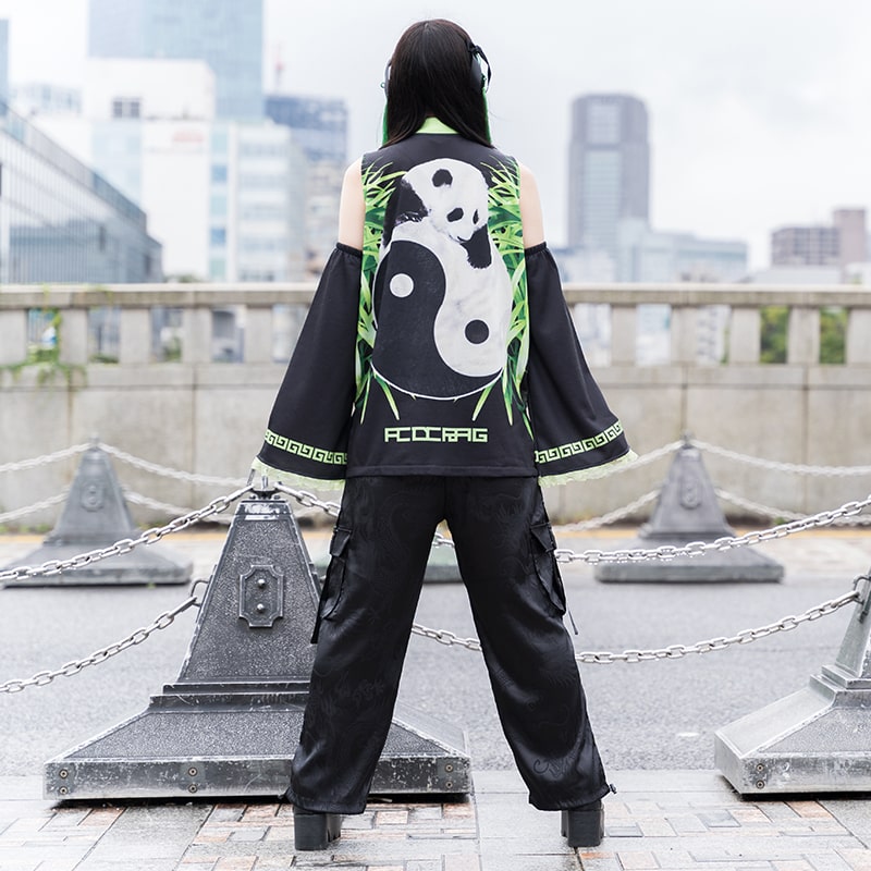 楽天市場】パンダチャイナ アームカバー アクセサリー 原宿系 原宿