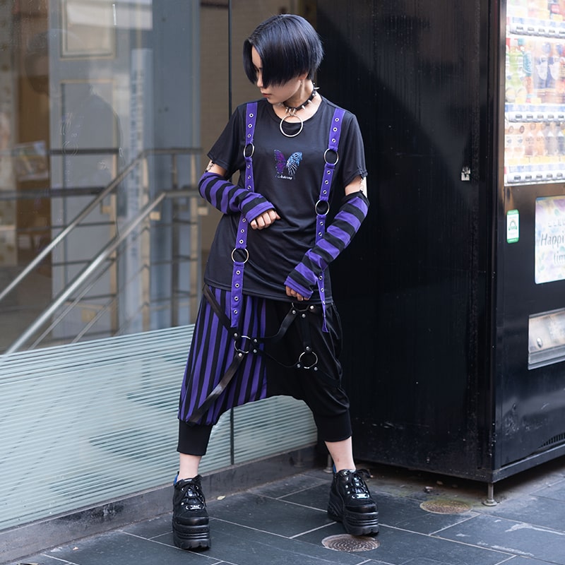 楽天市場】バインドサルエル パンツ サルエルパンツ パンク ロック