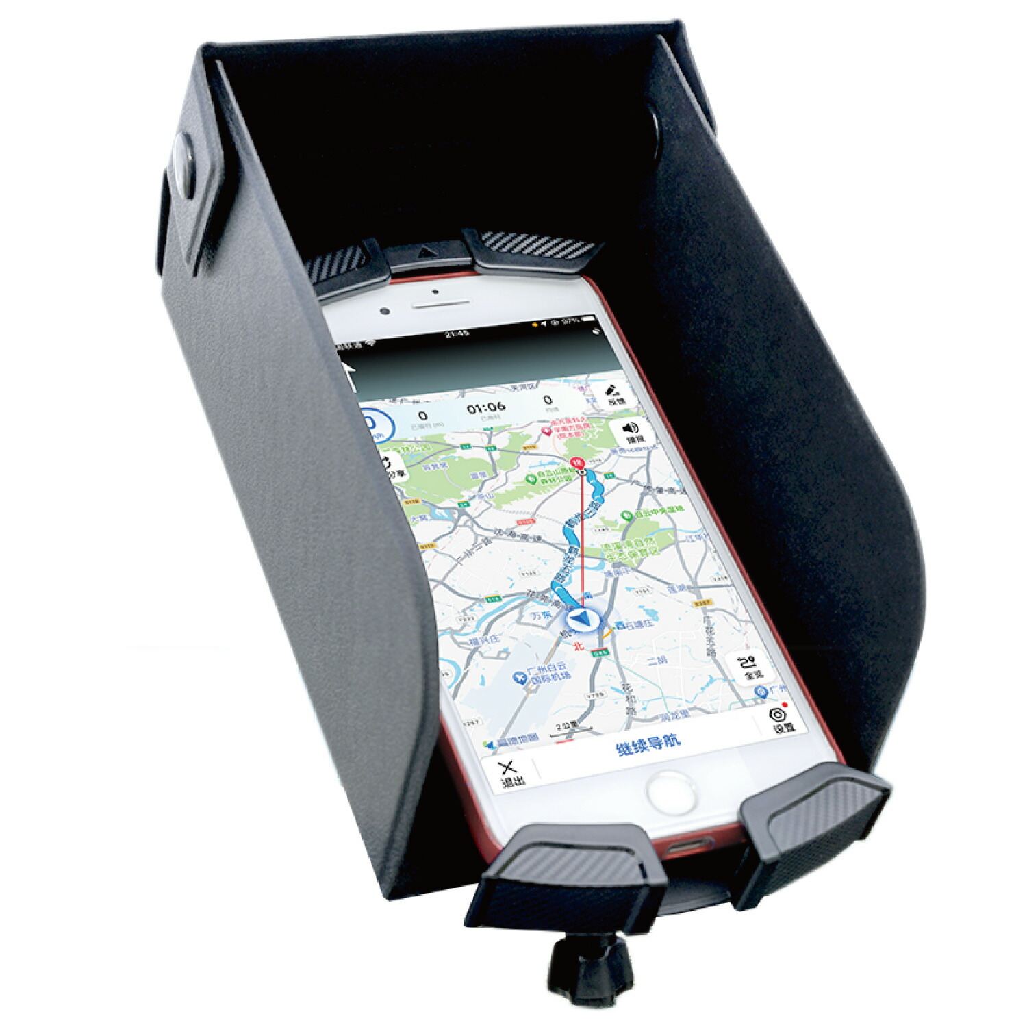 楽天市場】Altecs スマホ 日除け フード付き スマホホルダー 自転車