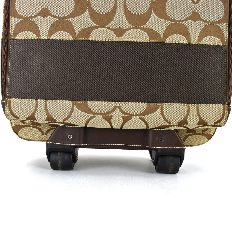 楽天市場】コーチ バッグ キャリーケース 77020 シグネチャー ベージュ