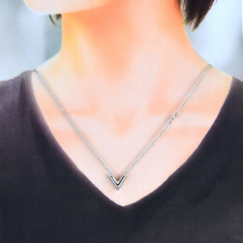 楽天市場】ルイヴィトン ネックレス エセンシャルV シルバーカラー