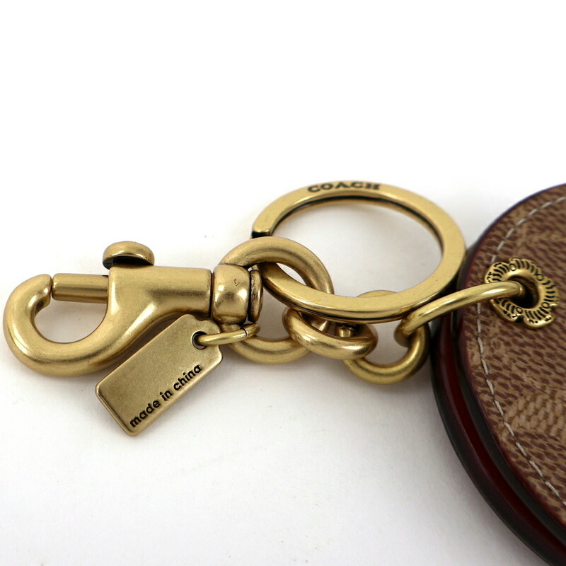 楽天市場】コーチ ミラー バッグ チャーム シグネチャー キャンバス