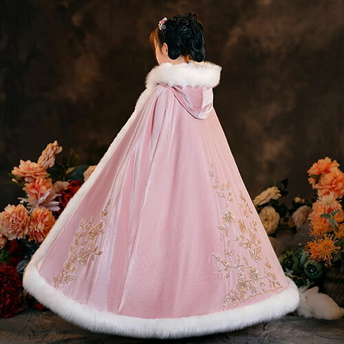 楽天市場】子供ボレロ マント ロング丈 ポンチョ 女の子 キッズ ケープ