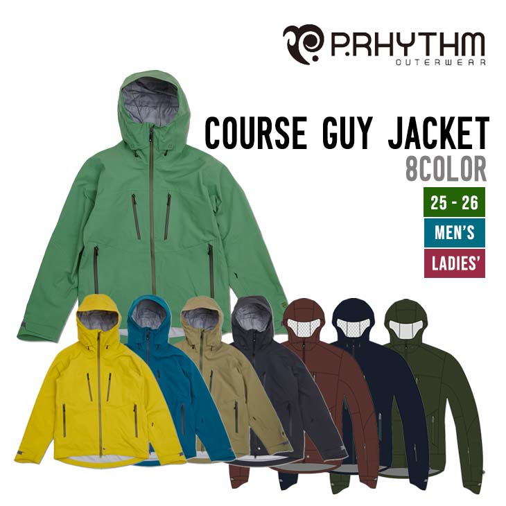 楽天市場】P.RHYTHM プリズム 25-26 COURSE GUY JACKET コース ガイ