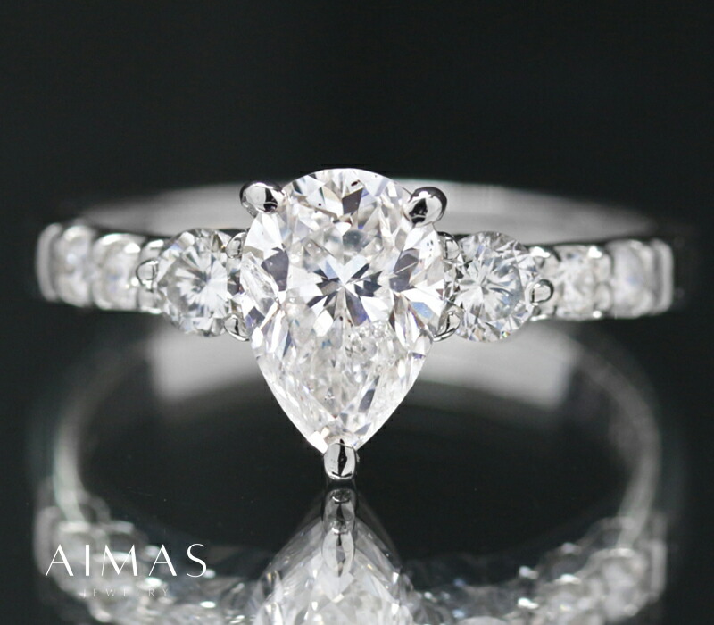 nicoさん専用】オーバルシェイプ ダイヤモンドリング・プラチナ・13号