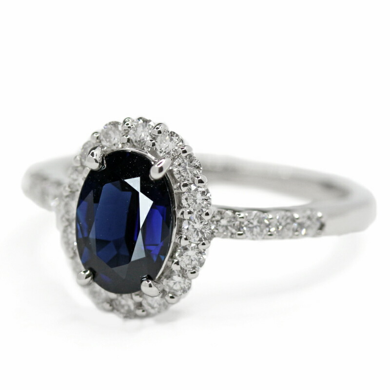 楽天市場】ブルーサファイア 1.2ct リング 12号 PT900 プラチナ