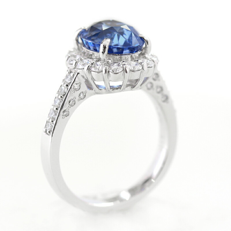 楽天市場】スリランカ産非加熱コーンフラワーブルーサファイア 4.11ct