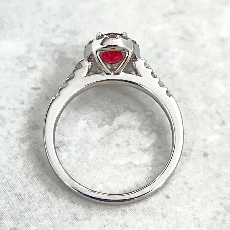 楽天市場】非加熱ルビー 1.04ct リング 12号 PT900 プラチナ 指輪